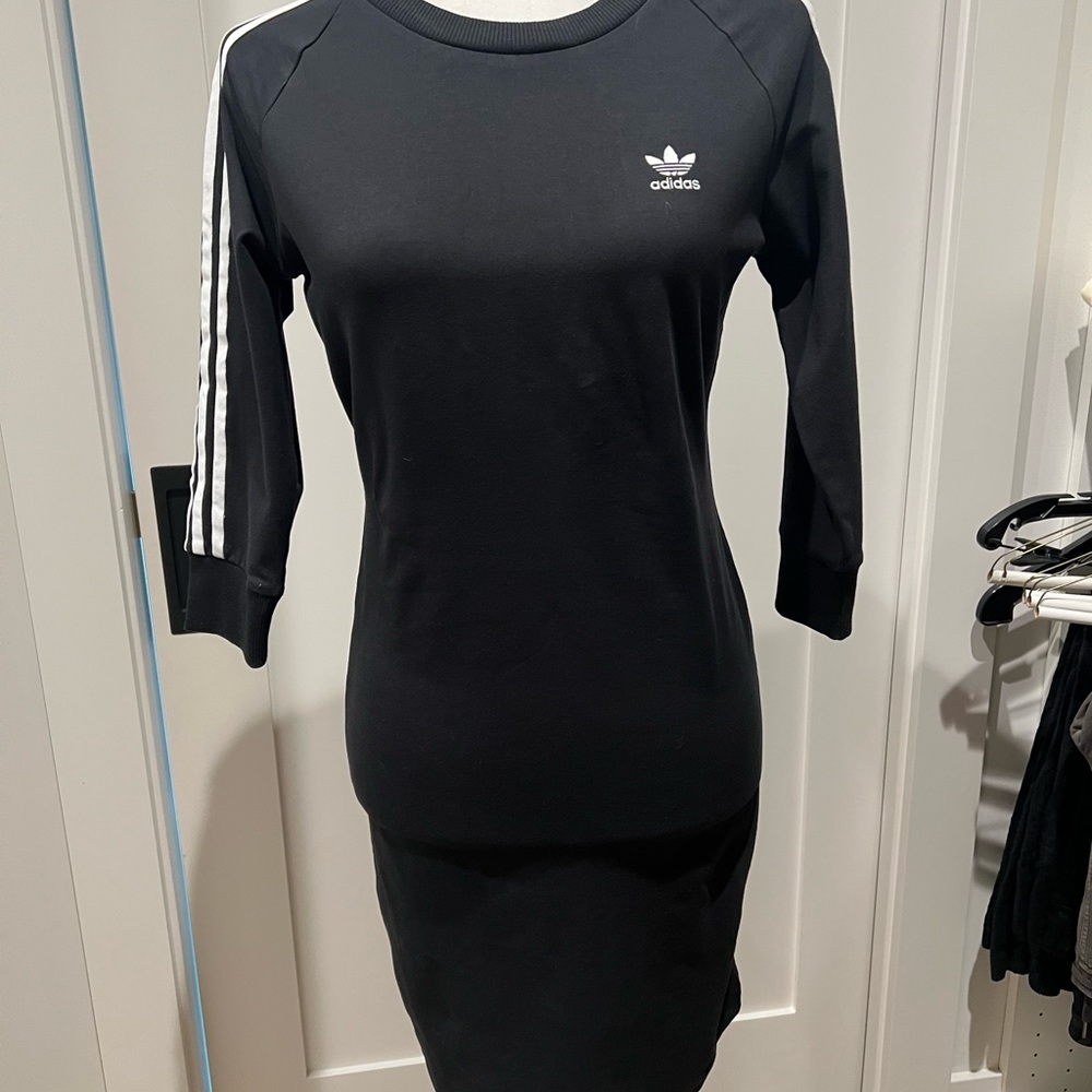 NWT Adidas Women's Black T shirt Dress